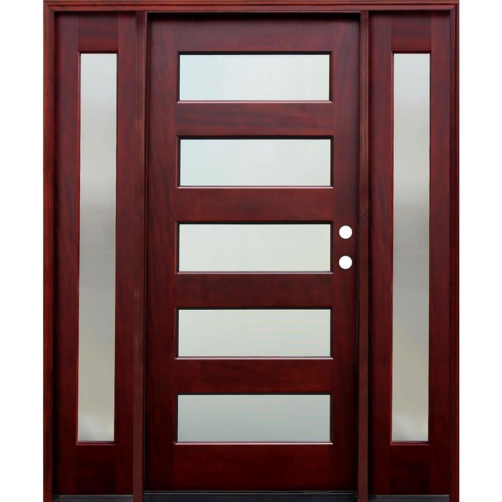 Pacific Entries 70 In X 80 In Contemporary 5 Lite Mistlite