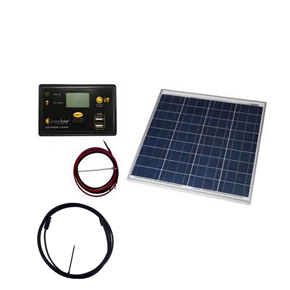 Grape Solar 50-Watt Off-Grid Solar Panel Kit