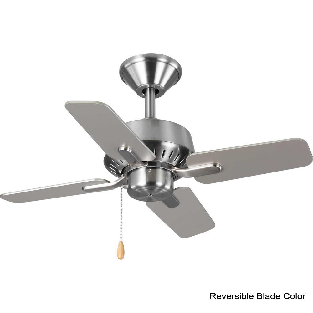 Progress Lighting Drift 32 In 4 Blade Brushed Nickel Ceiling Fan 4 Blade Brushed Nickel Ceiling Fan