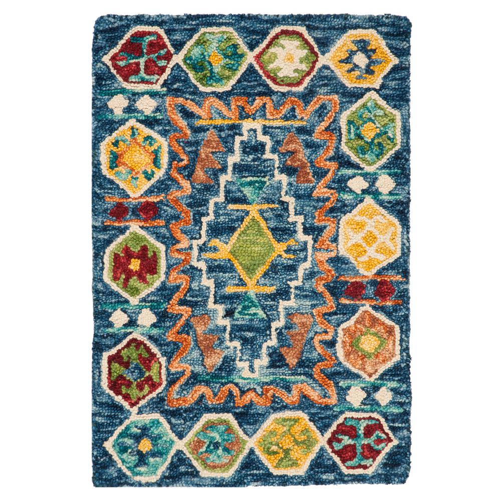 Safavieh Aspen Navy Gold 2 Ft X 3 Area Rug Apn501a The Home Safavieh Aspen Navy Gold 2 Ft X 3 Area Rug