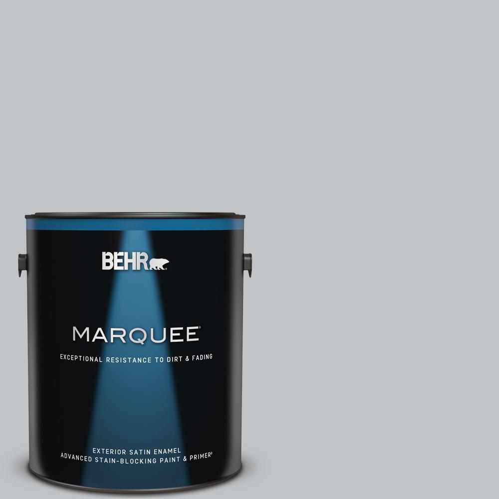 BEHR MARQUEE 1 gal. N5102 Galactic Tint Satin Enamel Exterior Paint