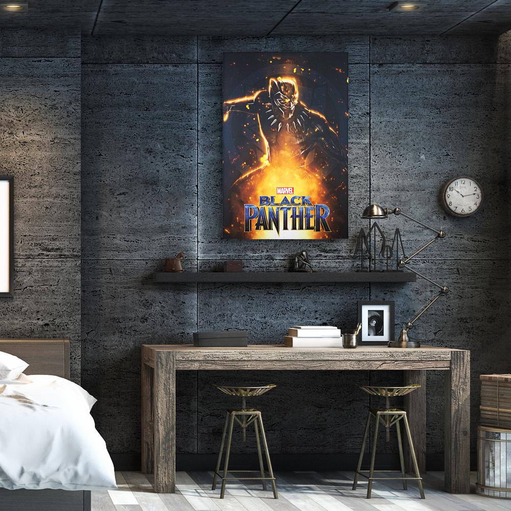American Art Decor Licensed Marvel Comics Black Panther Movie