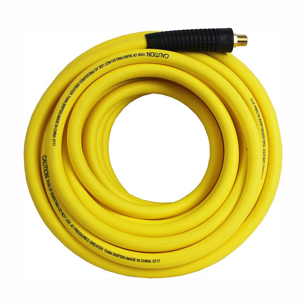 Mahaul Hybrid Polymer Air Hose 3 8 In X 100 Ft Lightweight All Hybrid Polymer Air Hose 3 8 In X 100 Ft Lightweight All Weather No Memory Non Kinking 300 Psi Maximum