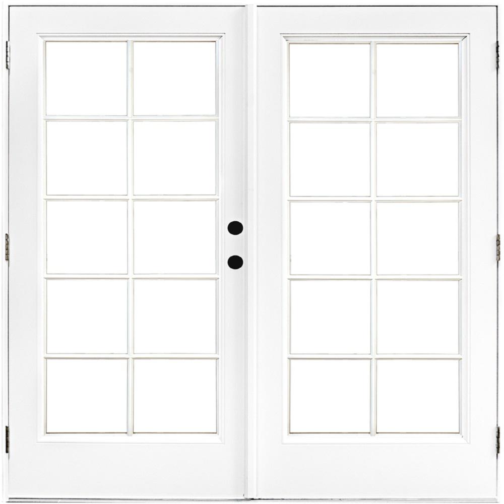 Mp Doors 72 In X 80 In Fiberglass Smooth White Left Hand