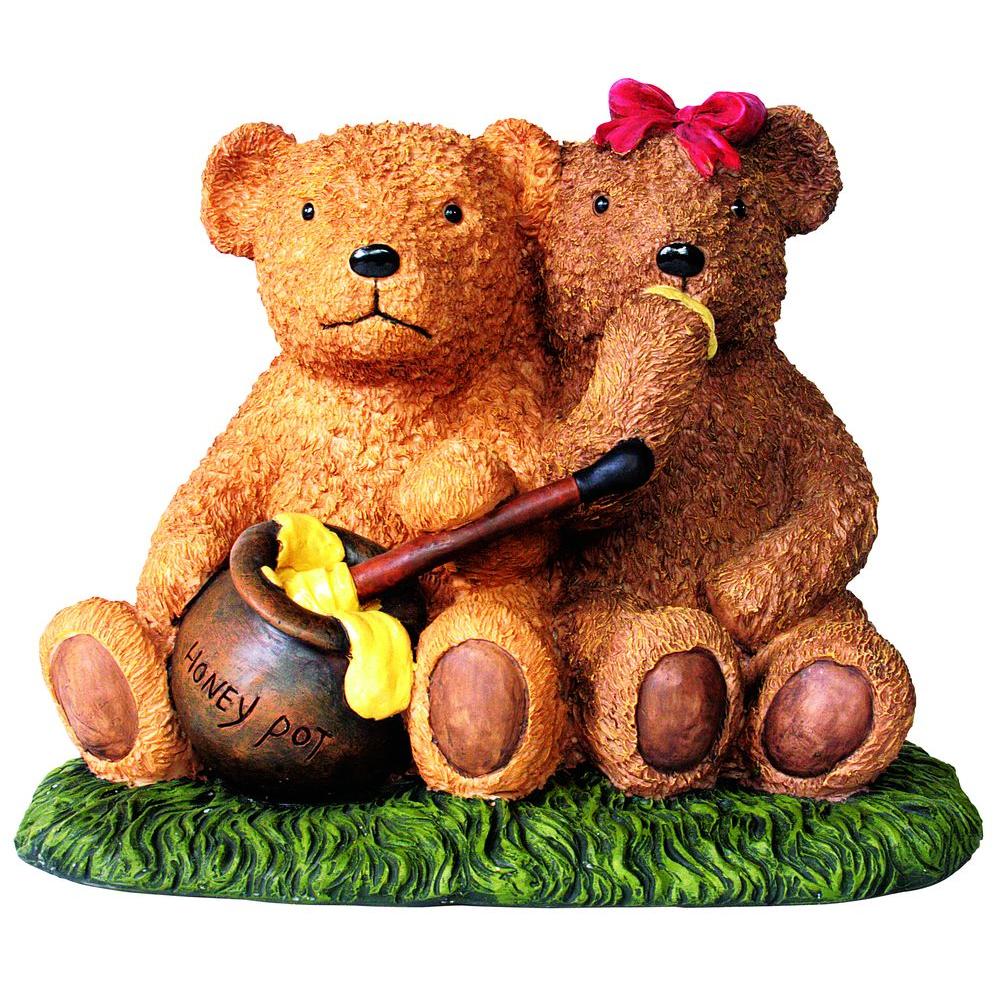 Kelkay Honey Pot Bears Statue4481 The Home Depot