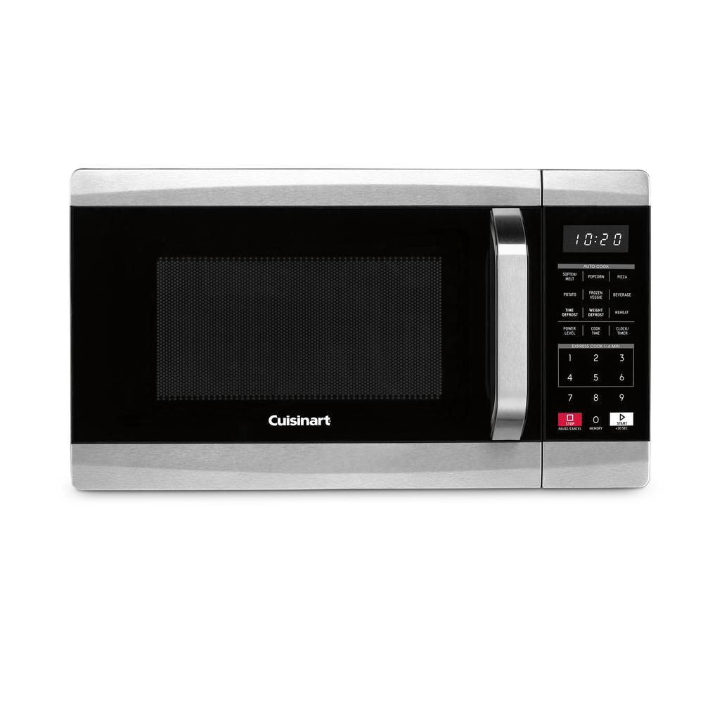 Cuisinart 0 7 Cu Ft 700 Watt Countertop Microwave In Black And Cuisinart 0 7 Cu Ft 700 Watt