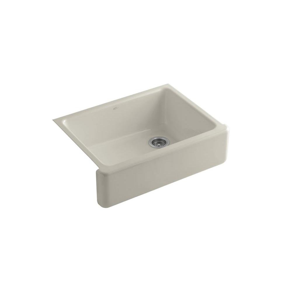 KOHLER Whitehaven Farmhouse Apron-Front Cast-Iron 33 in ...