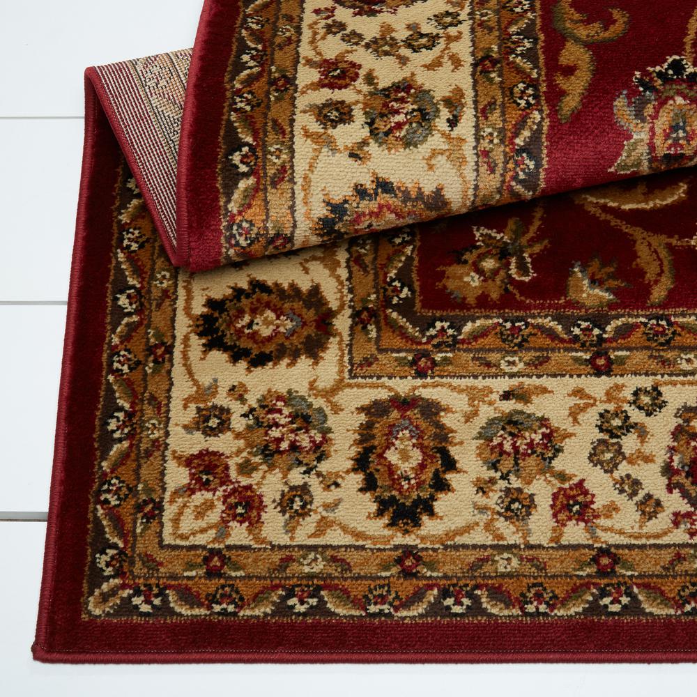 Home Dynamix Royalty Red Ivory 4 Ft X 5 Indoor Area Rug 3 Home Dynamix Royalty Red Ivory 4 Ft X