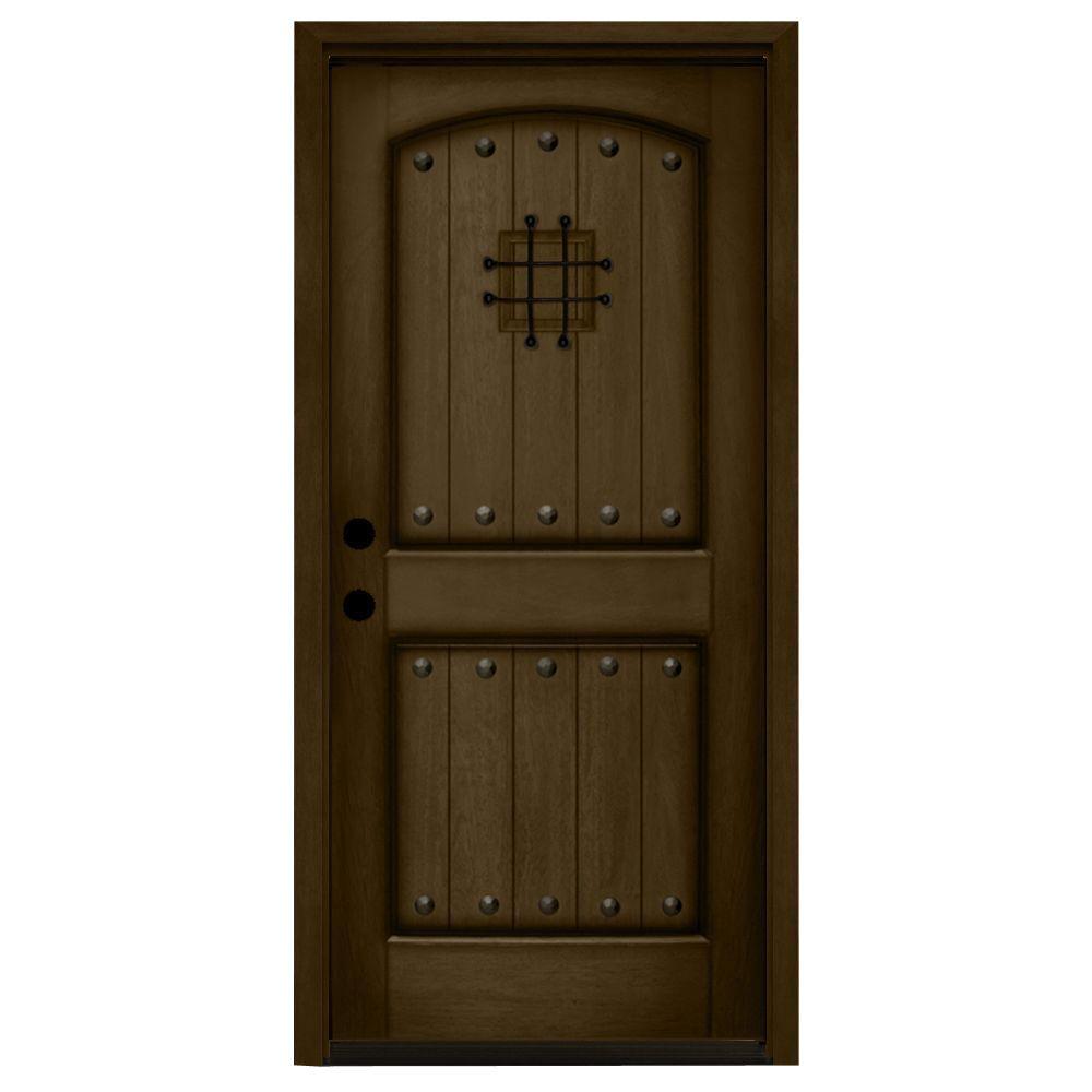36 x 80 - Right-Hand/Inswing - Mediterranean - Wood Doors - Front ... 36 x 80 - Right-Hand/Inswing - Mediterranean - Wood Doors - Front ...