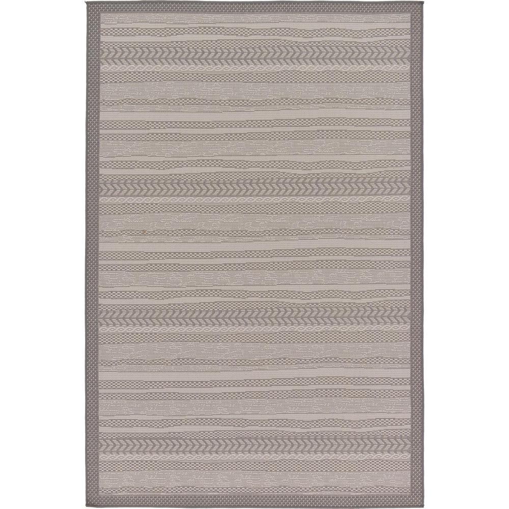 Unique Loom Outdoor Border Silver 5 3 X 8 Rug 3126562 The Home Depot Unique Loom Outdoor Border Silver 5 3 X 8 Rug