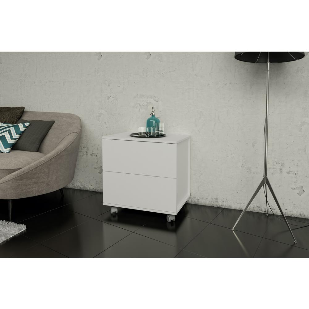 Kent White File Cabinet With 2 Drawers 1607780002 The Home Depot