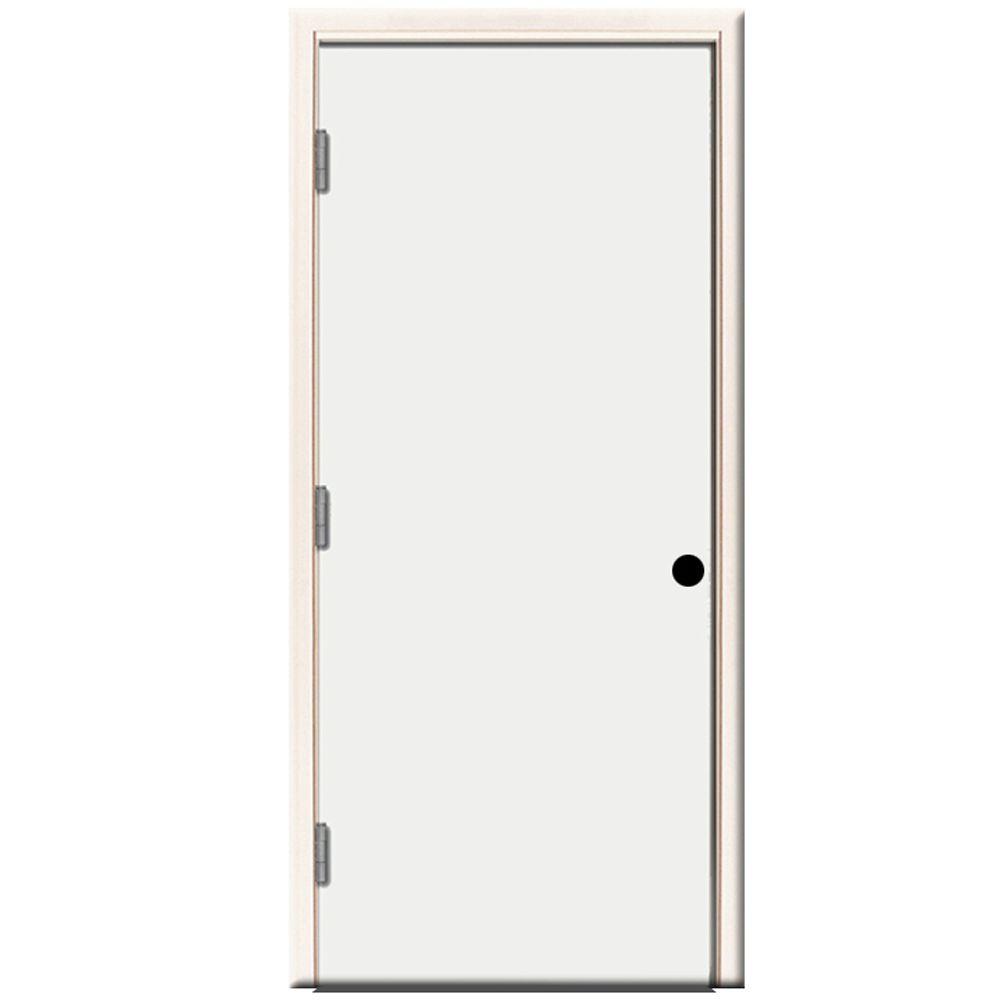 Steves Sons 32 In X 80 In Premium Flush Primed White Right