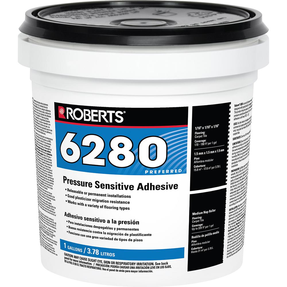 Roberts 6280 1 Gal Pressure Sensitive Adhesive For Carpet And