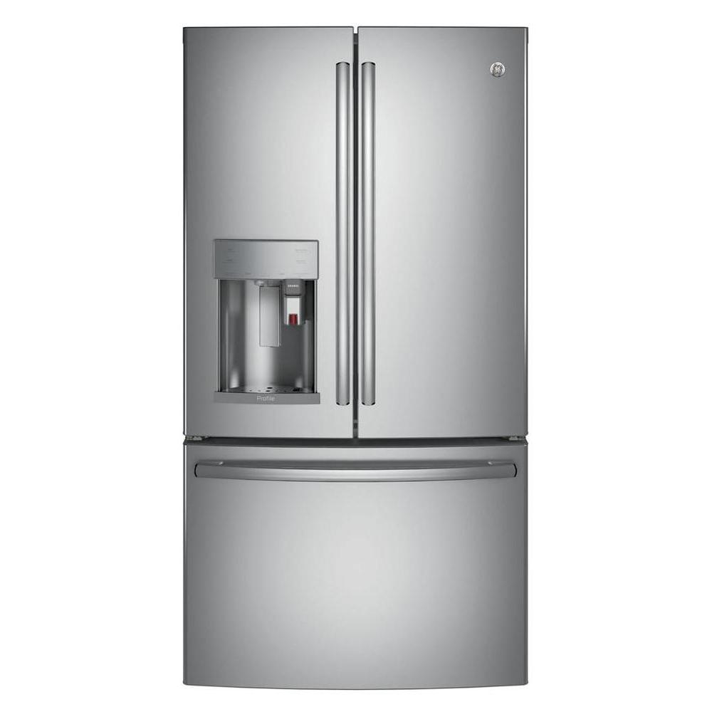 GE Cafe 27.8 cu. ft. French Door Refrigerator with Hot WaterCFE28TSHSS