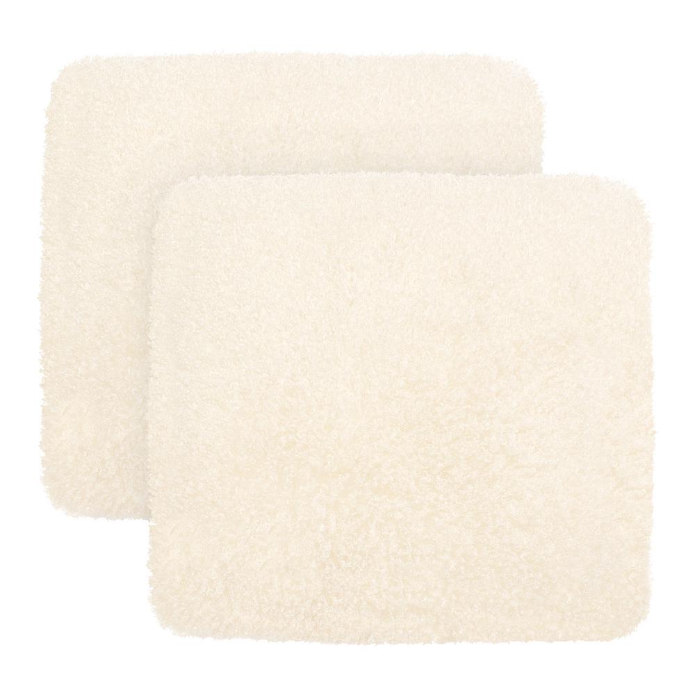 Boho Living Daisy Shag Ivory Solid Polyester 18 In X 18 In Throw