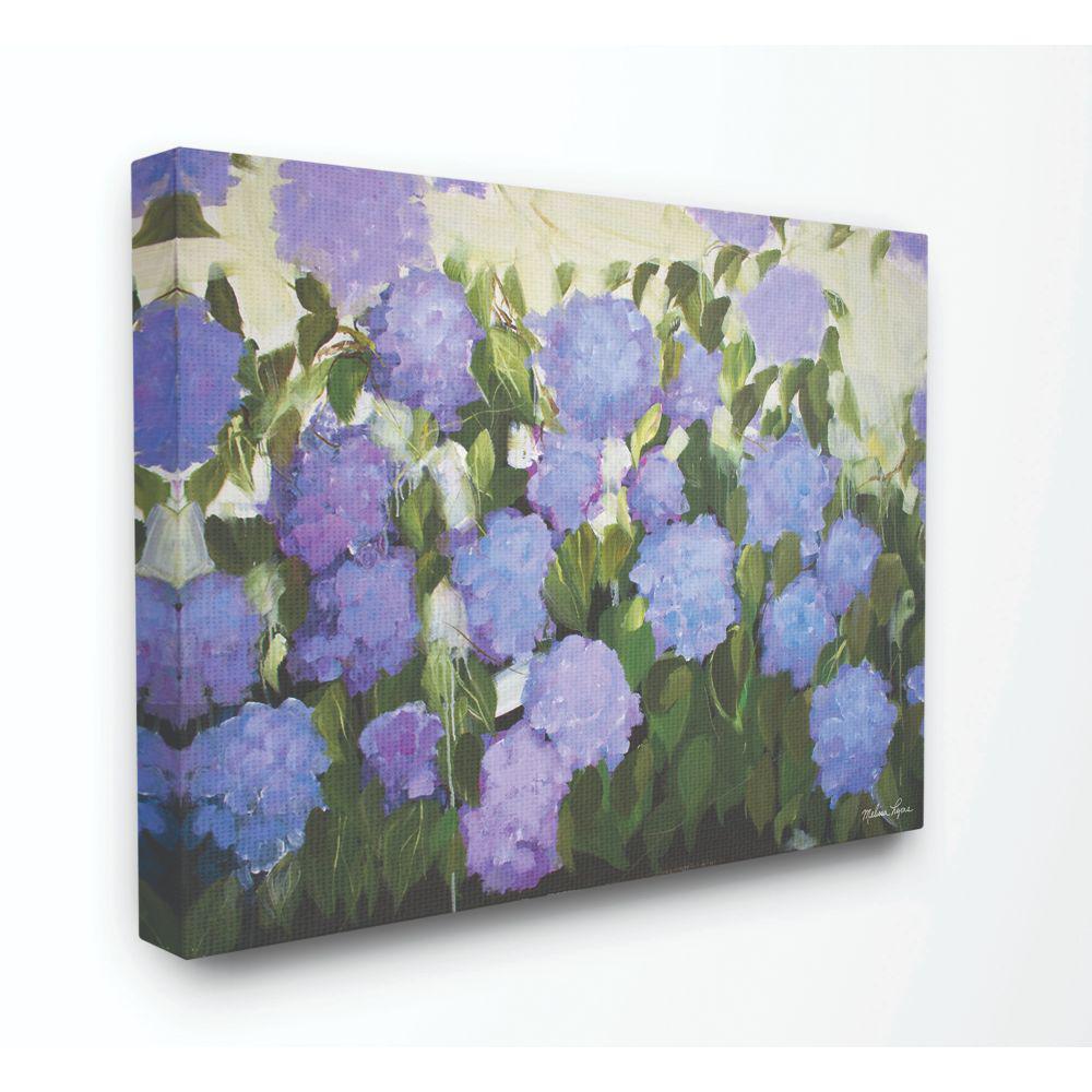 Any Size Tall Purple Flower Field Floral Canvas Wall Art Picture Large