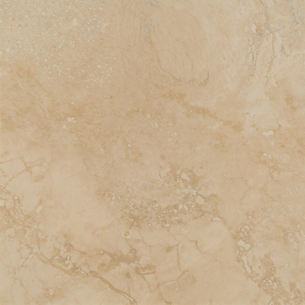 Unbranded Caliza Stone 20 in. x 20 in. Beige Porcelain Floor Tile (14
