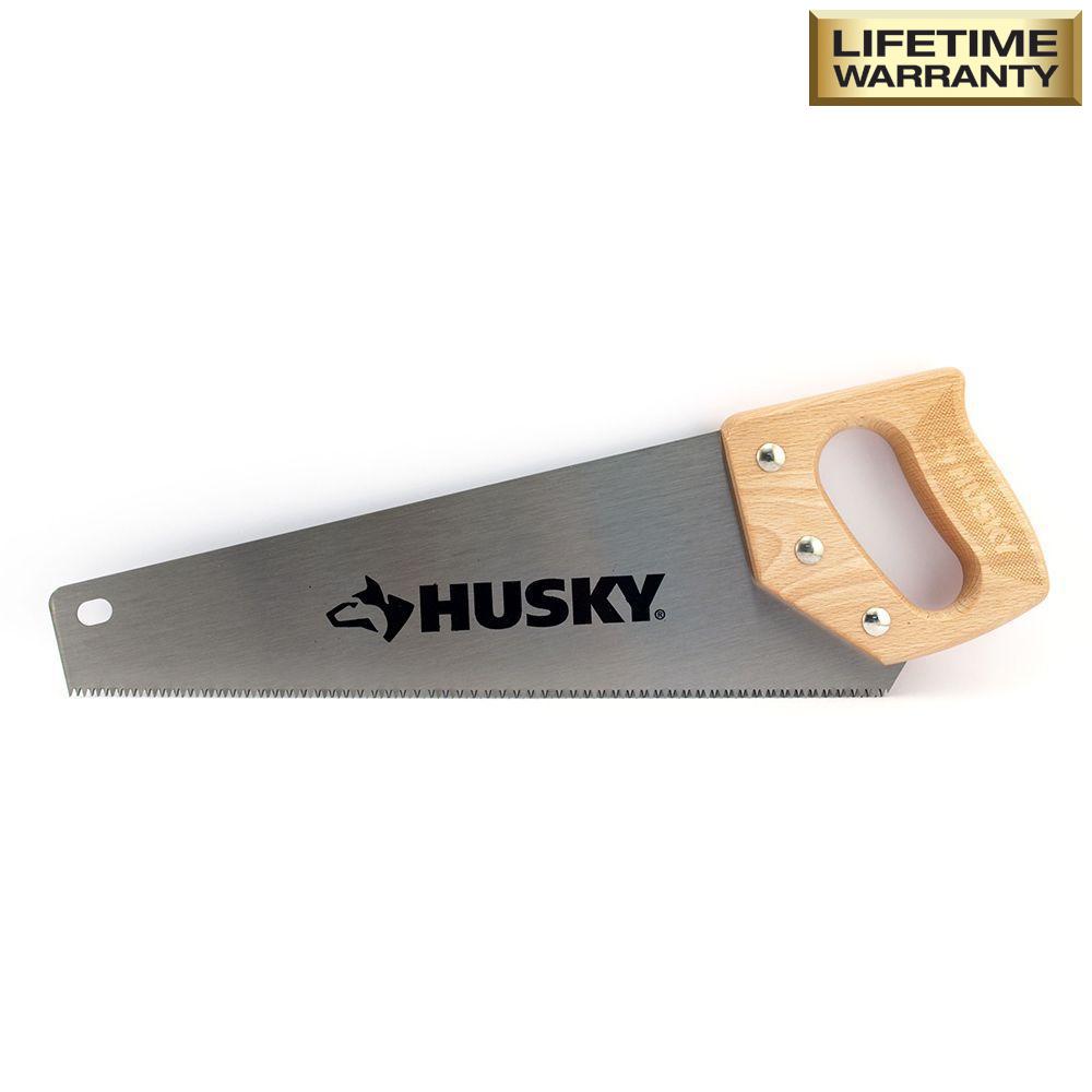 Husky 15 in. Wood Handle Aggressive Tooth Saw-122SS159 ...