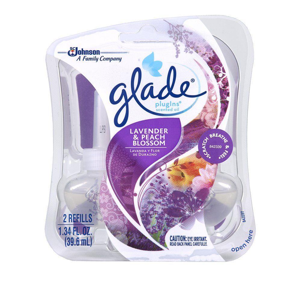 Glade PlugIns 0.67 oz. Lavender and Peach Blossom Scented Oil Refill