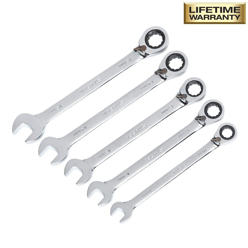 Sunex VGroove Metric Combination Wrench Set (12Piece)9917M The Home Depot