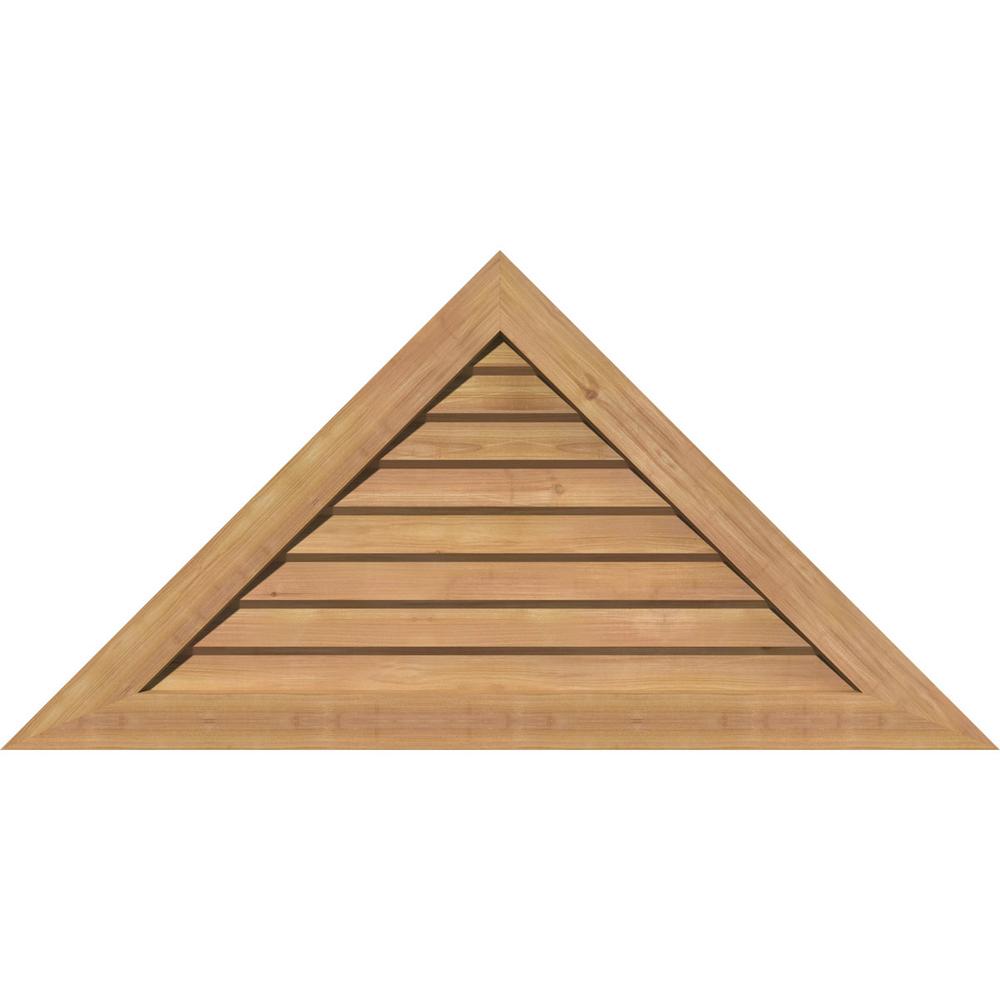 Ekena Millwork 89 In X 18 5 8 In Decorative Triangle Gable Vent