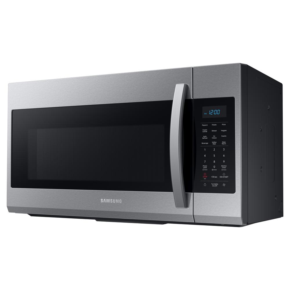 Samsung 30 In 1 9 Cu Ft Over The Range Microwave Fingerprint 1 9 Cu Ft Over The Range Microwave
