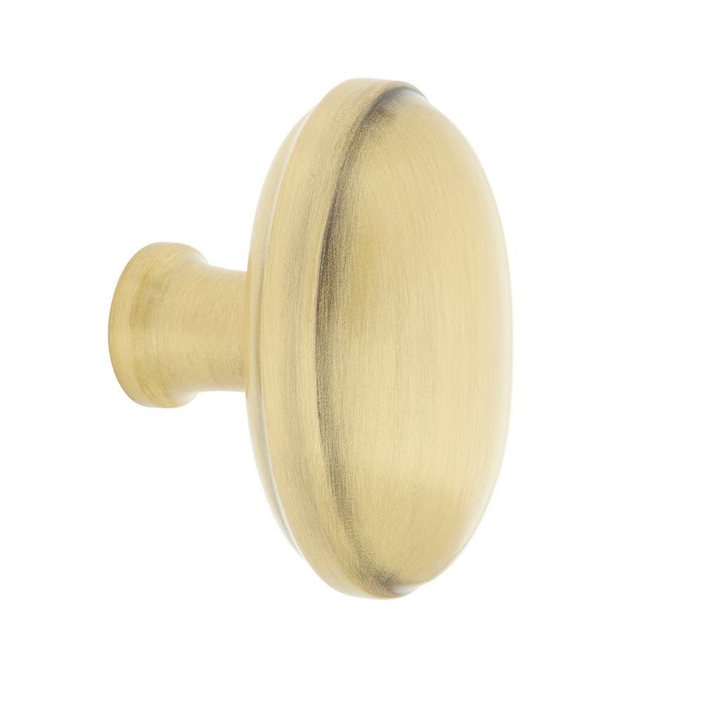 Nostalgic Warehouse Homestead 1 1 8 In Satin Brass Cabinet Knob