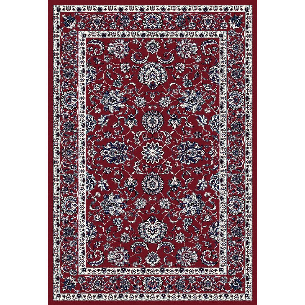 Art Carpet Arabella Traditional Border Red 4 Ft X 6 Area Rug