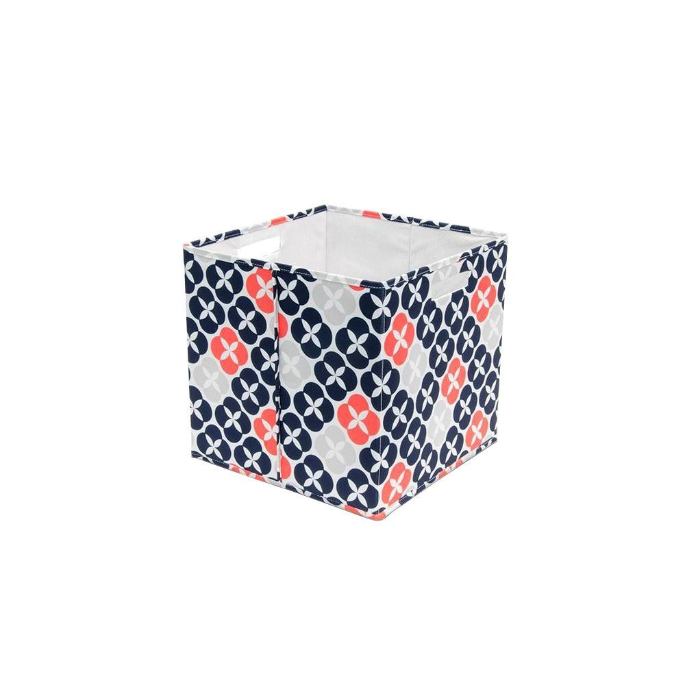 b+in 13.3 in. x 13.0 in. x 13.3 in. Decorative Fabric Full Storage Bin
