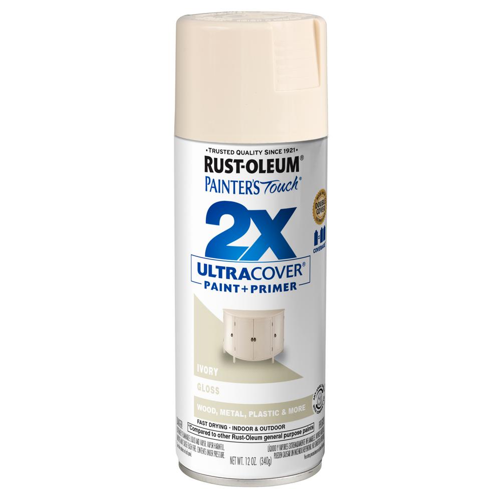 RustOleum Painter's Touch 2X 12 oz. Gloss Ivory General Purpose Spray