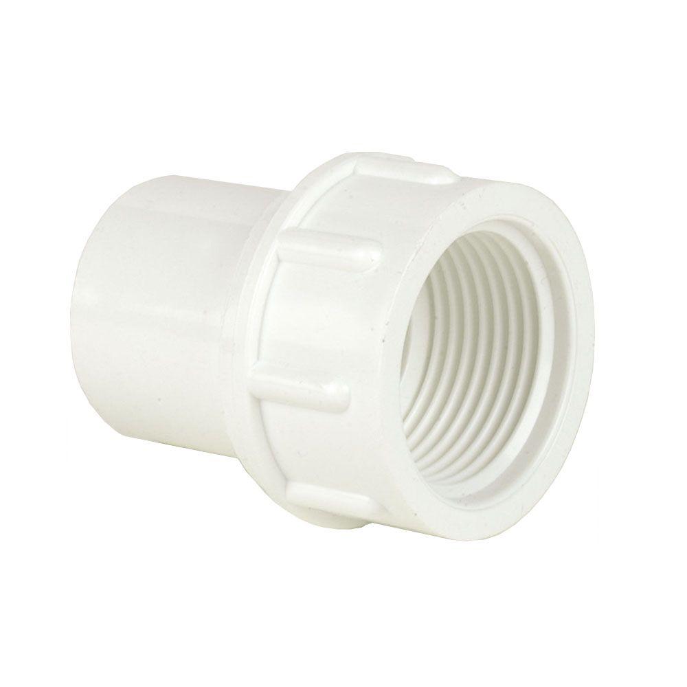 Dura 4 In Schedule 40 Pvc Female Fitting Adapter Spgxfpt 478 040 The Home Depot