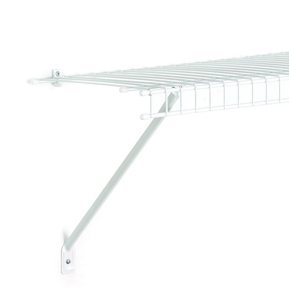 Closetmaid 16 In Wire Shelving Support Bracket 26607 The Home Depot