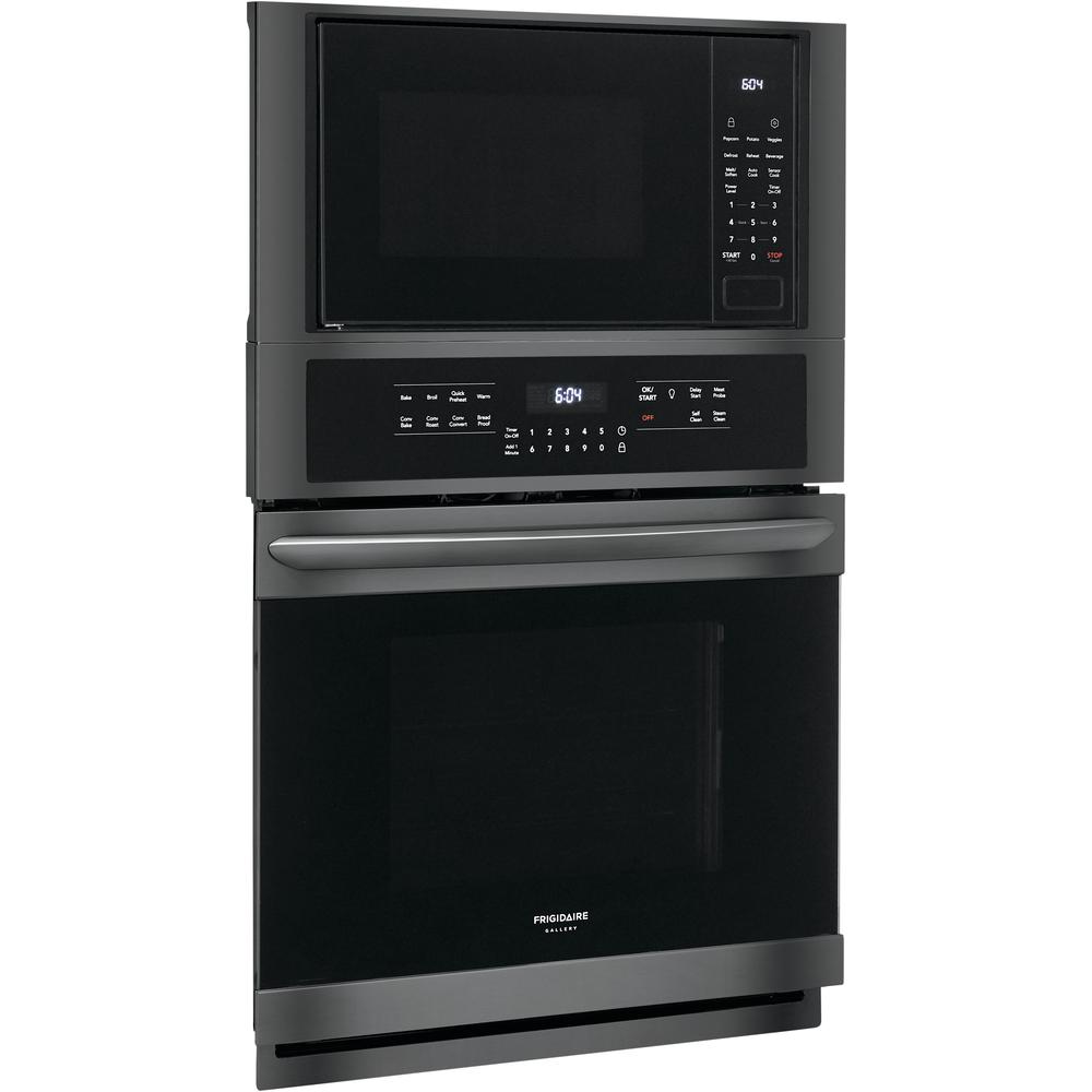 Frigidaire Gallery 27 In Electric True Convection Wall Oven With Built Microwave Black Stainless Steel Fgmc2766ud The Home Depot - 27 Inch Wall Oven Microwave Combo Black Stainless Steel Frigidaire Gallery 27 In Electric True Convection Wall Oven With Built Microwave Black Stainless Steel Fgmc2766ud The Home Depot - 27 Inch Wall Oven Microwave Combo Black Stainless Steel