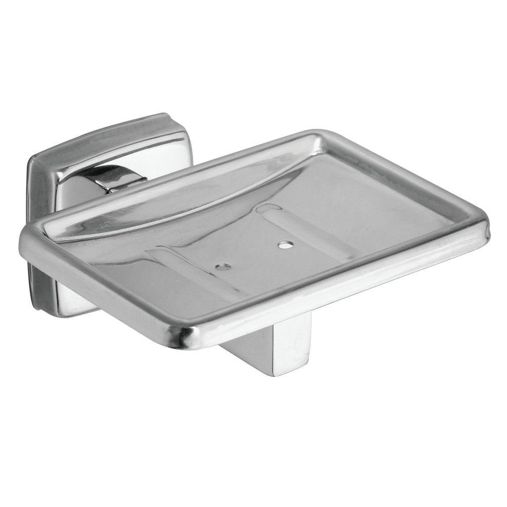 MOEN Wall-Mount Soap Holder in Stainless Steel-P1760 - The Home Depot