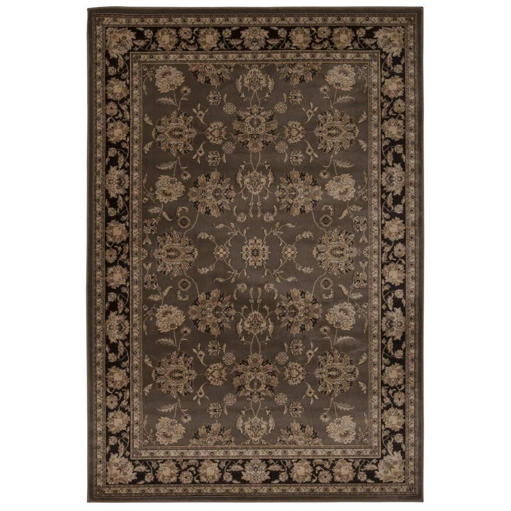Nourison Ararat Grey 8 Ft X 11 Area Rug