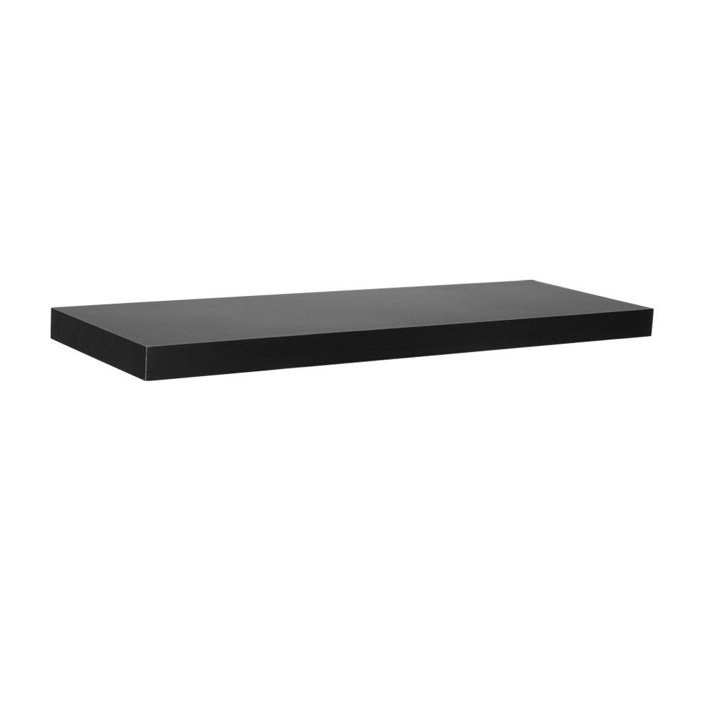 Home Decorators Collection 24 in. L x 7.75 in. W Slim Floating Black