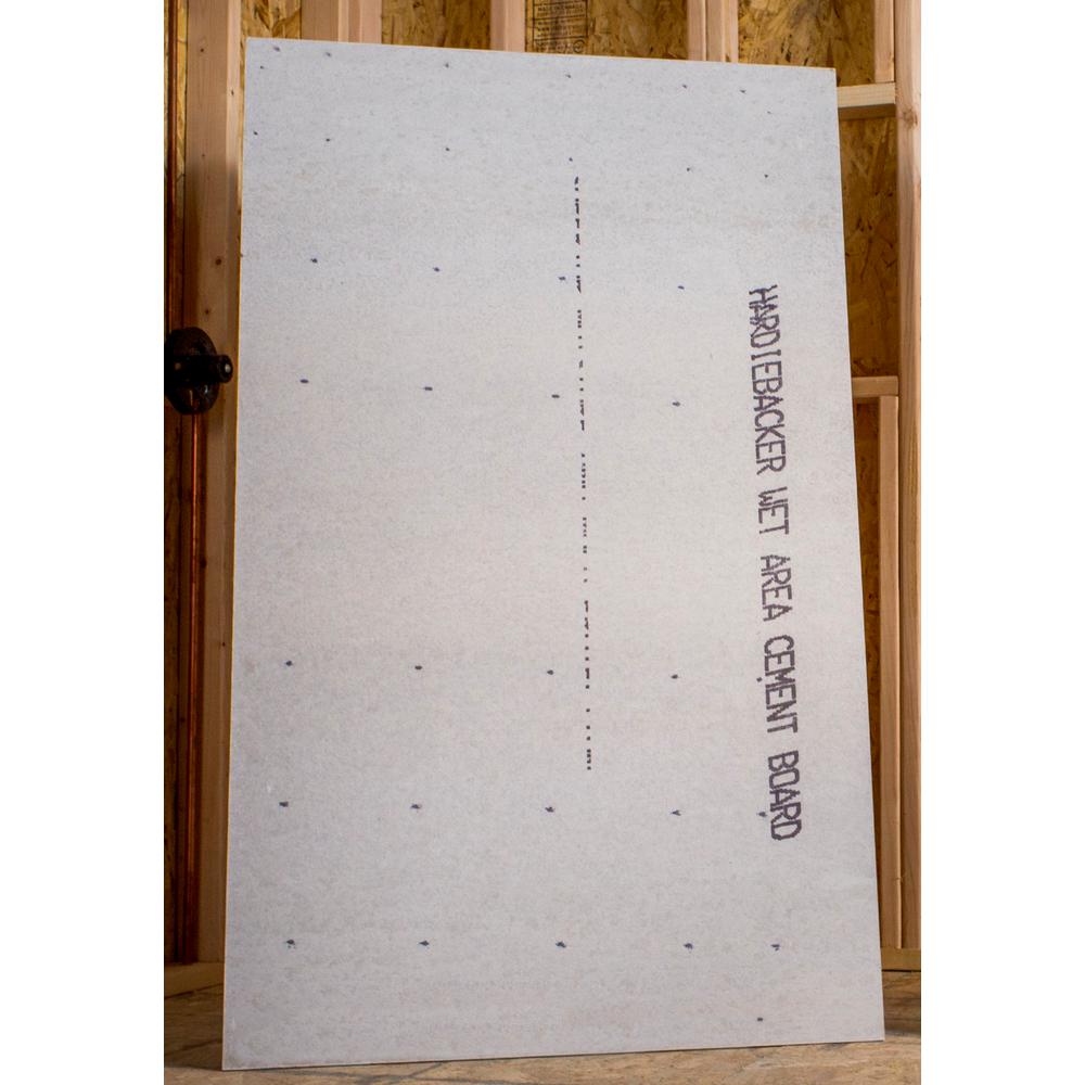 Mold Resistant Drywall Building Materials The Home Depot Harbacker 3 Ft X 5 0 42 In Cement Backerboard