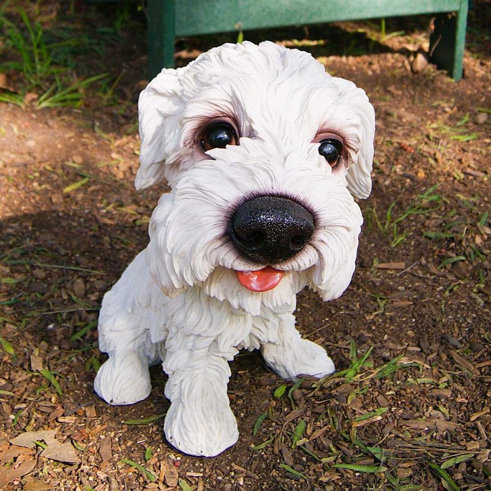 Alpine Corporation 14 In Tall Alpine White Puppy With Big Head