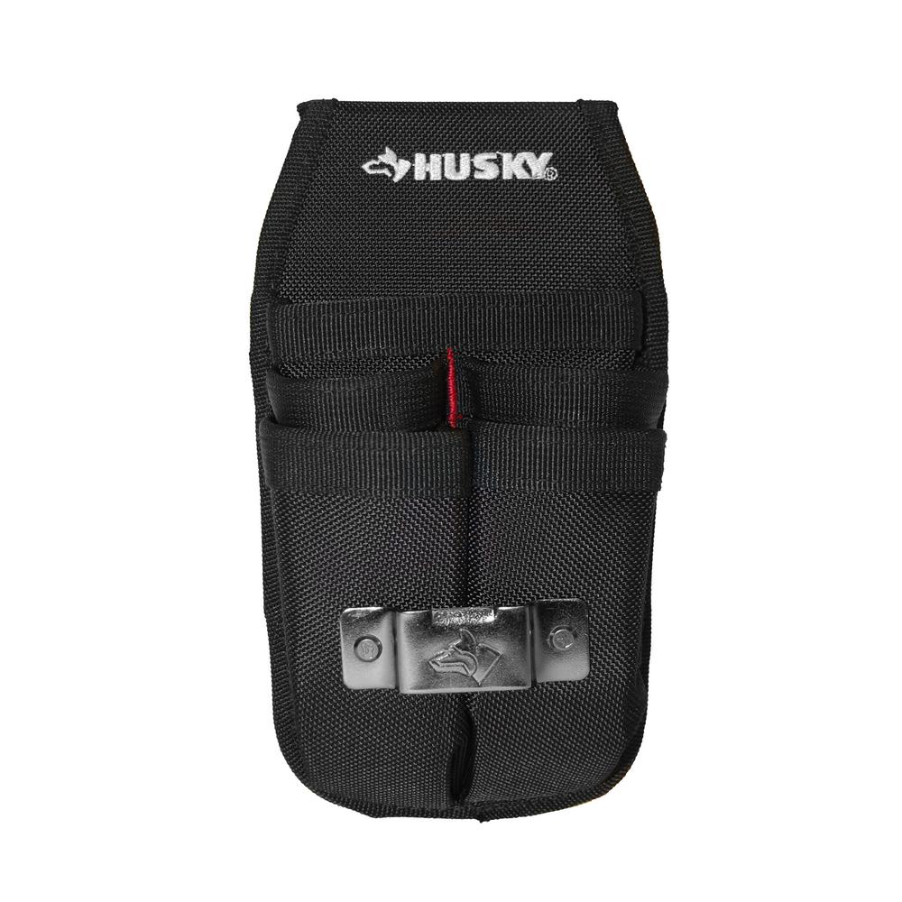 Husky 5.25 in. 4Barrel Pouch BlackHD00131 The Home Depot