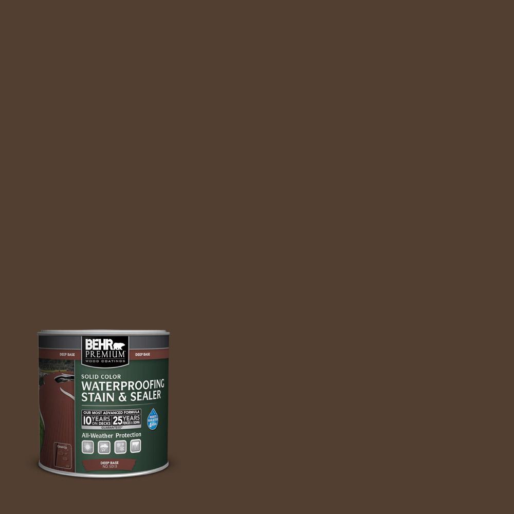 Behr Premium 8 Oz Sc 111 Wood Chip Solid Color Waterproofing Sc 111 Wood Chip Solid Color Waterproofing Exterior