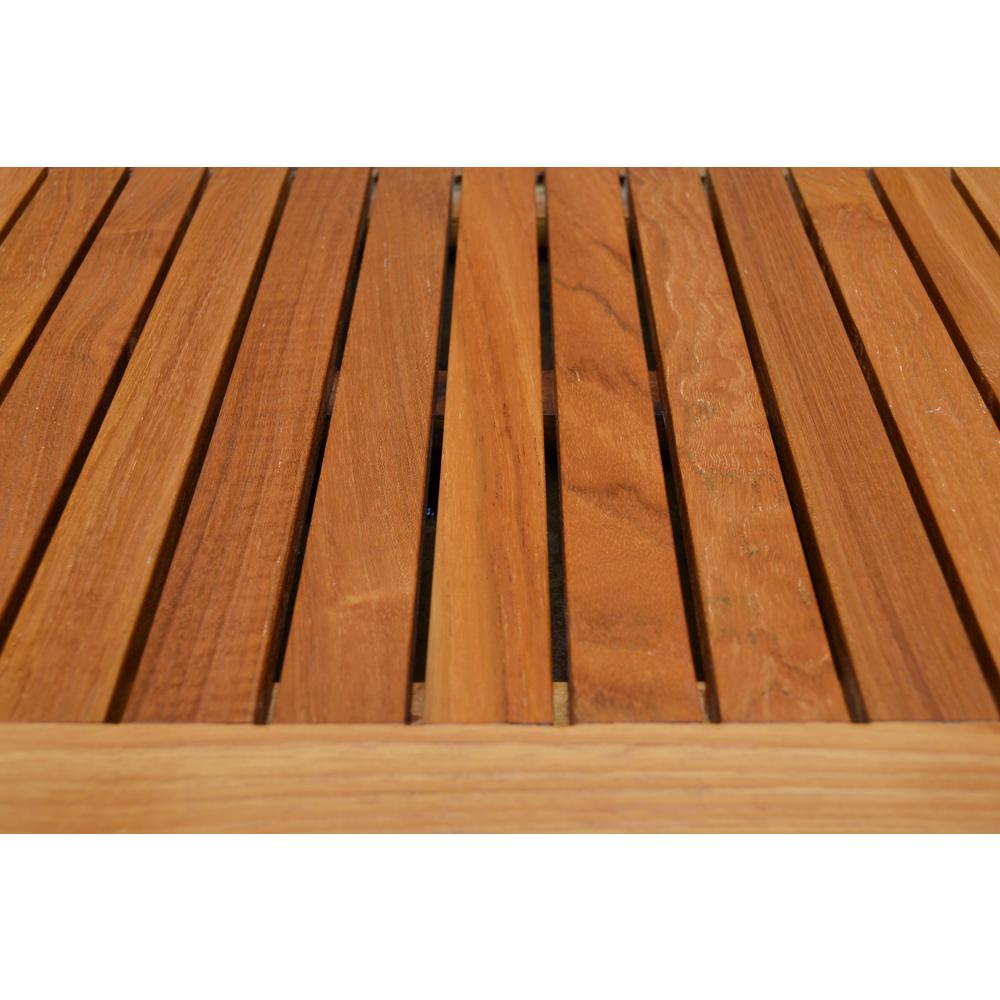 Tortuga Outdoor Teak Wood Indoor And Outdoor Shower Mat Tk Sh Mat