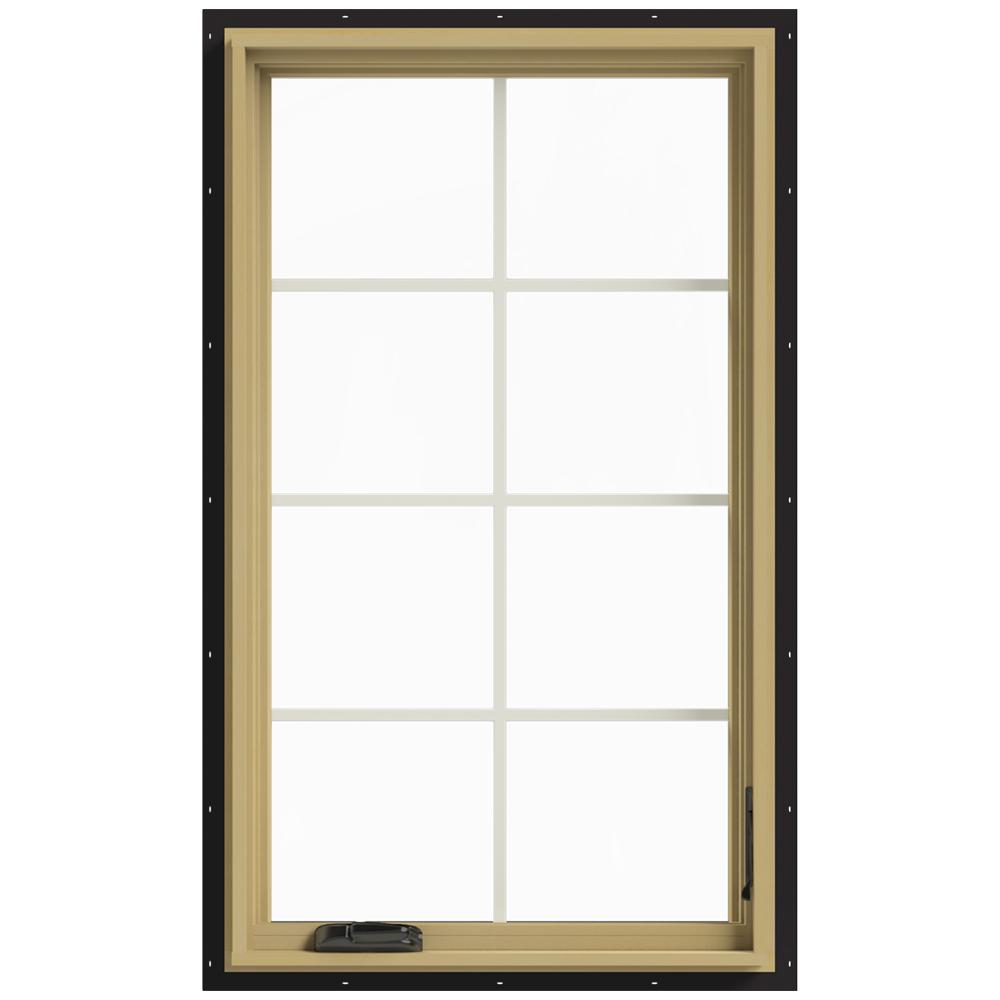 Black Casement Windows Windows The Home Depot