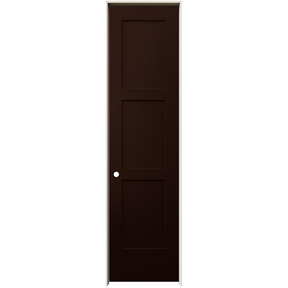 Jeld Wen 24 In X 96 In Birkdale Espresso Stain Right Hand Smooth