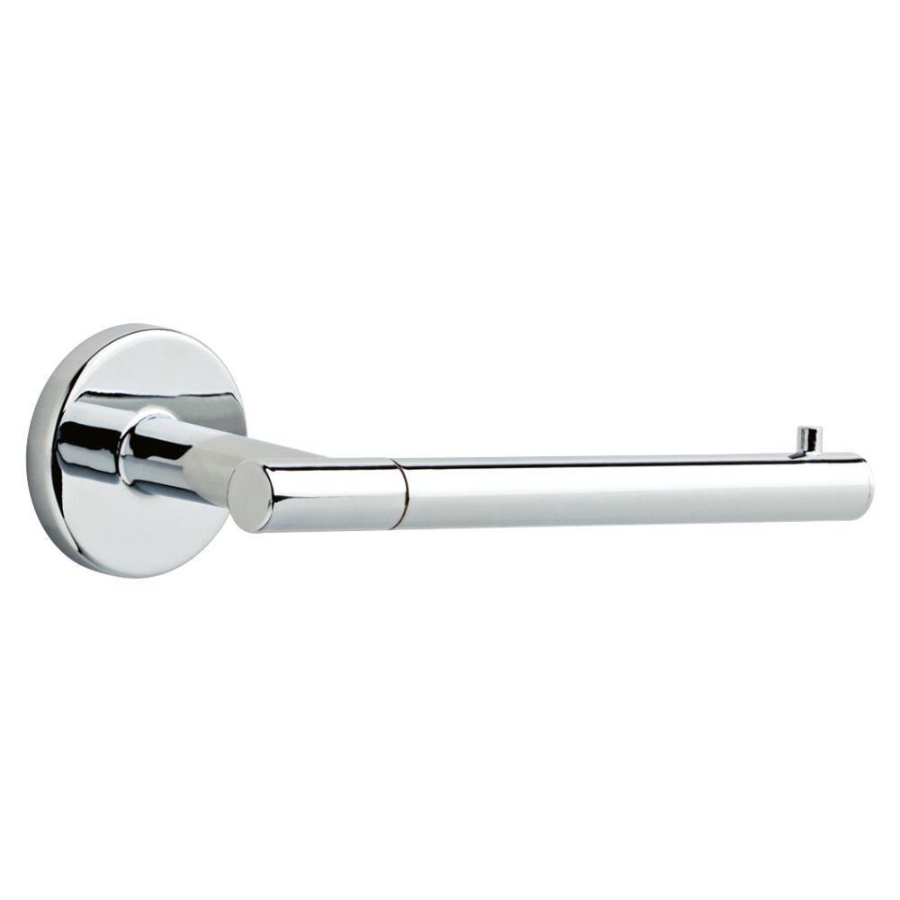 Delta Lyndall Single Post Toilet Paper Holder in Chrome, Grey