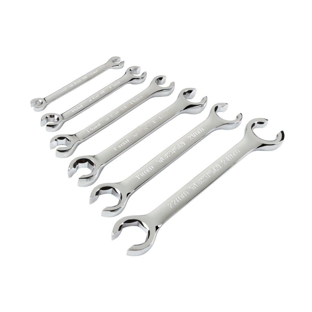 TEKTON 624 mm Flare Nut Wrench Set (6Piece)2655 The Home Depot