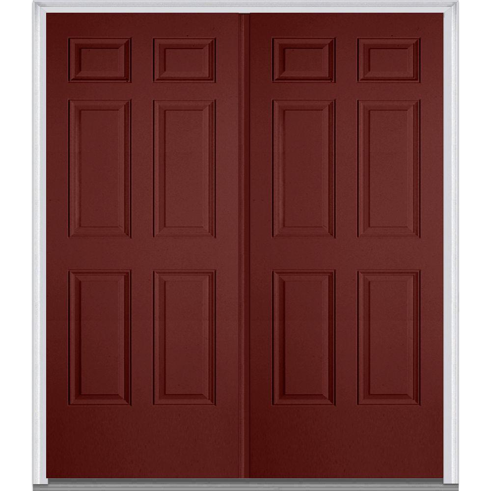 Red - Double Door - Front Doors - Exterior Doors - The Home Depot