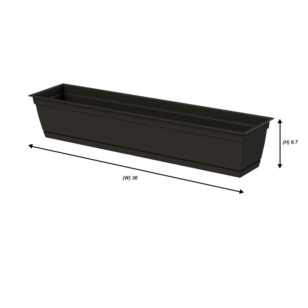 Black - Window Boxes - Planters - The Home Depot