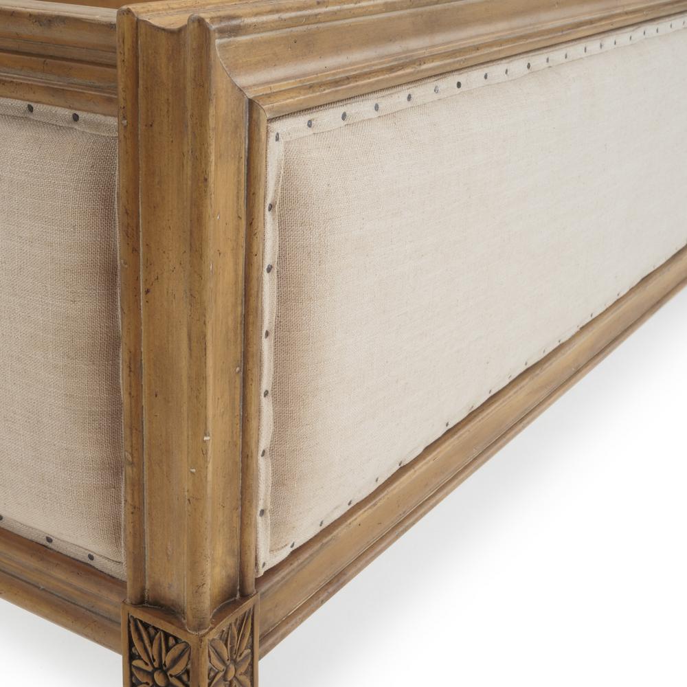 Rst Brands Avignon Beige Farmhouse King Headboard And Footboard