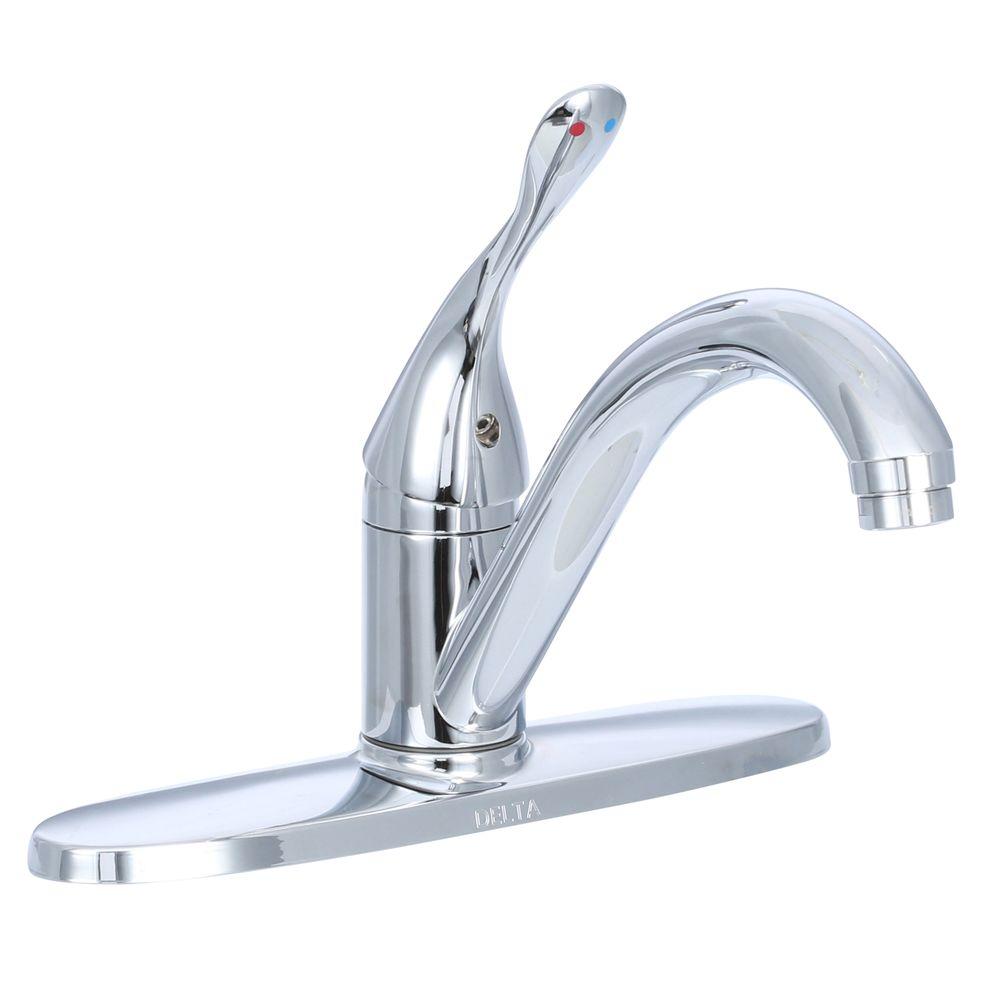 Delta Commercial Single Handle Standard Kitchen Faucet In Chrome