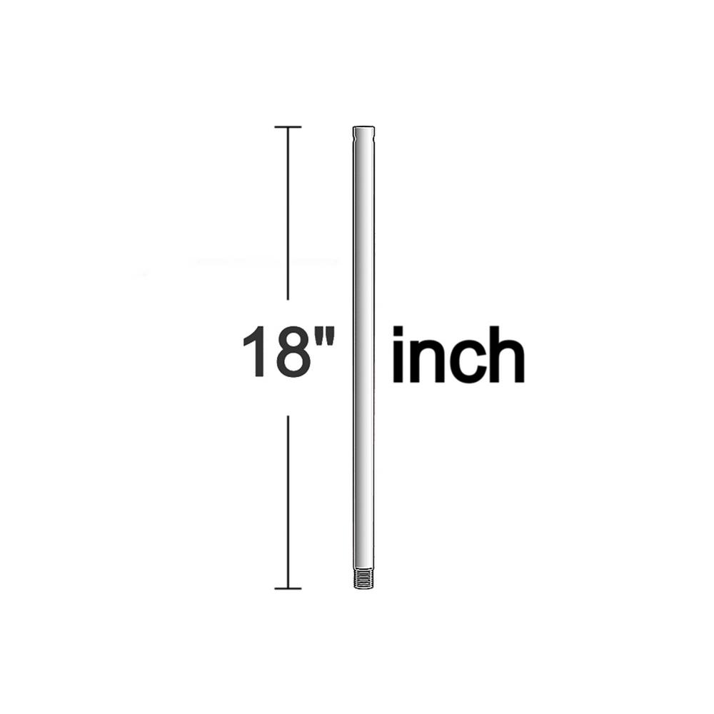 Monte Carlo 18 In Titanium Extension Downrod Dr18ti The Home Depot Titanium Extension Downrod Dr18ti